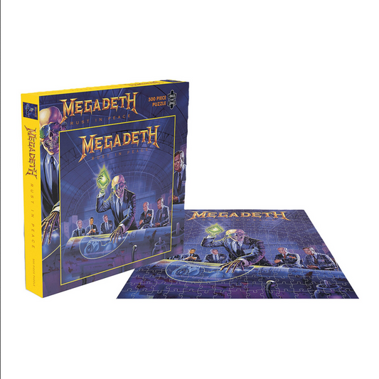 Megadeth Rust In Peace 500 Piece RockSaws Puzzle - HalfMoonMusic
