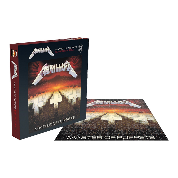 Metallica Master of Puppets 500 Piece RockSaws Puzzle - HalfMoonMusic