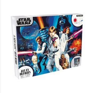 Star Wars One Sheet Art By Numbers Kit - HalfMoonMusic