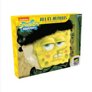 SpongeBob Squarepants Van Gogh Art By Numbers Kit - HalfMoonMusic
