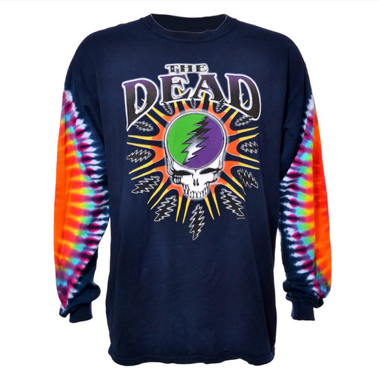 Men's Grateful Dead Steal Your Lightning Tie-Dye Long Sleeve T-Shirt