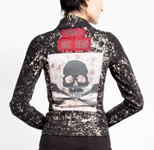Women's Punks Not Dead Splatter Tripp Jacket
