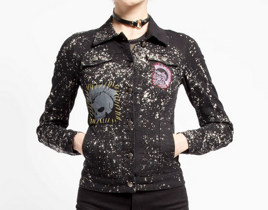 Women's Punks Not Dead Splatter Tripp Jacket