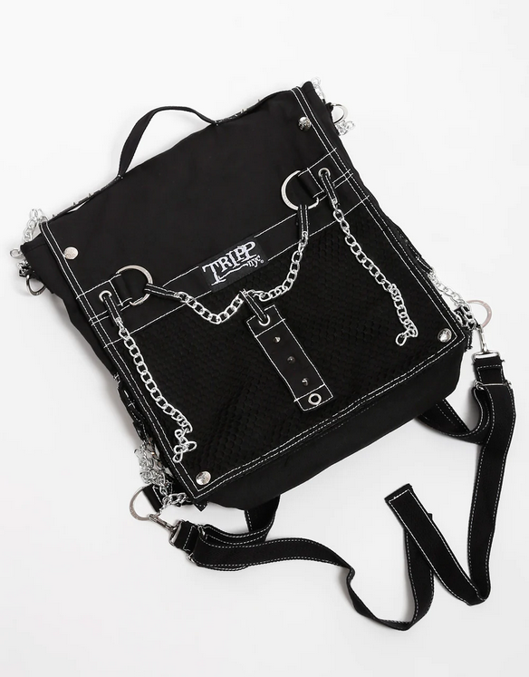 Super Chain Skull Print Tripp Backpack