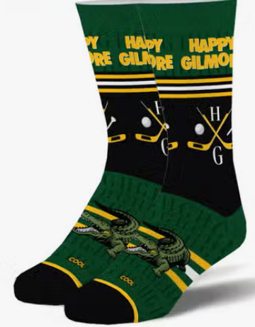Men's Happy Gilmore Greens Crew Socks