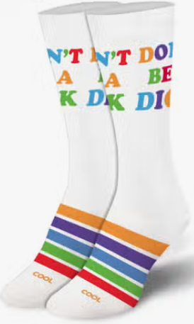 Women's Don't Be A Dick Crew Socks