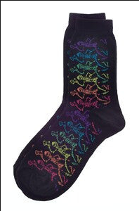 Men's Grateful Dead Rainbow Dancing Skeleton Socks