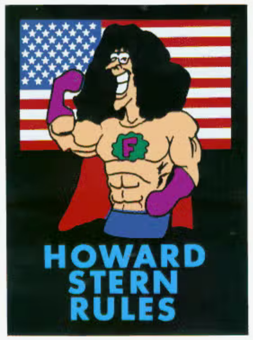 Howard Stern Rules America Sticker