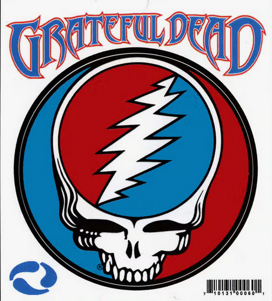 Grateful Dead Classic Circle Steal Your Face Skull Sticker