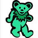 Grateful Dead Single Dancing Bear Sticker