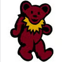 Grateful Dead Single Dancing Bear Sticker