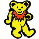 Grateful Dead Single Dancing Bear Sticker