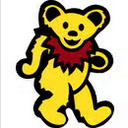 Grateful Dead Single Dancing Bear Sticker