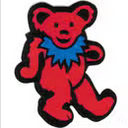 Grateful Dead Single Dancing Bear Sticker