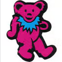 Grateful Dead Single Dancing Bear Sticker