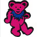 Grateful Dead Single Dancing Bear Sticker