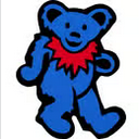 Grateful Dead Single Dancing Bear Sticker