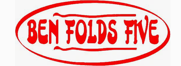 Ben Folds Five Large Peel-Off Logo Sticker
