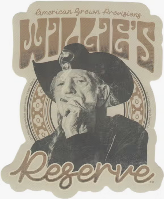 Willie Nelson Willie's Reserve Sticker