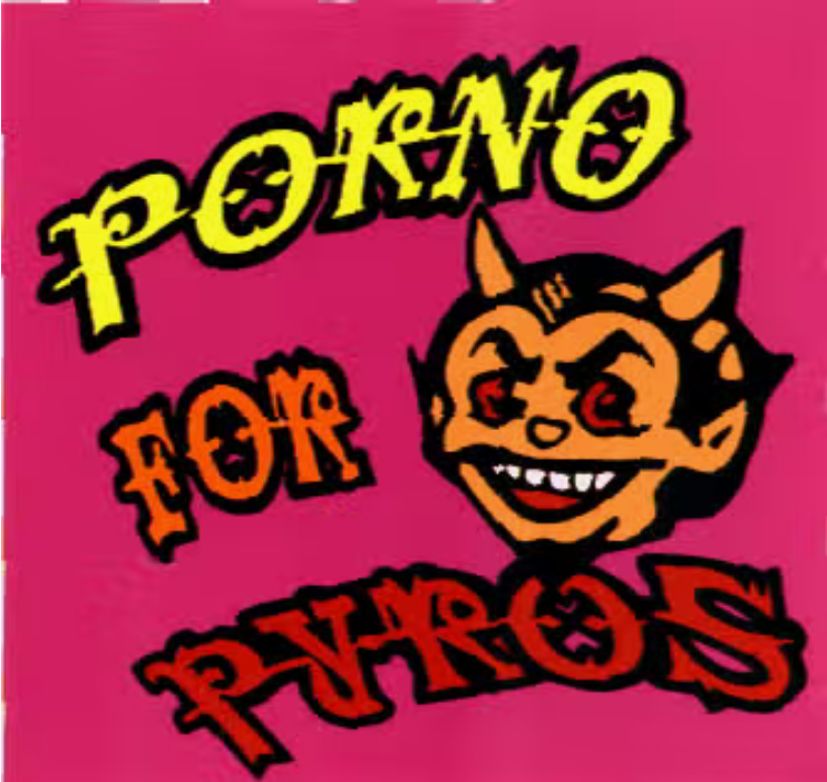 Porno For Pyros Devil Logo Sticker