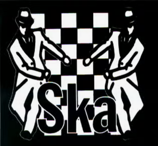 Ska Checkerboard Dancers Sticker