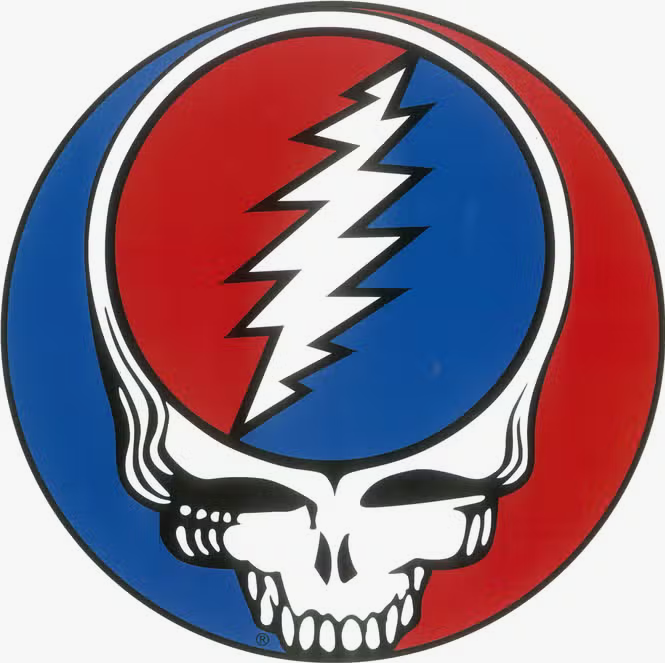 Grateful Dead Super Extra Large Classic Steal Your Face Sticker
