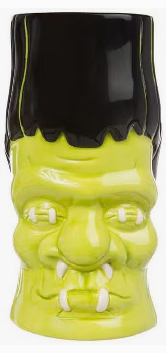 Ceramic Frankenstein Headhunter Tiki Mug