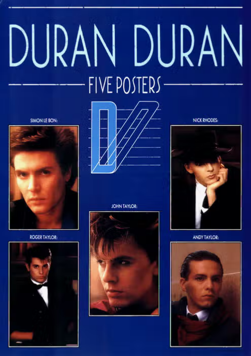 Duran Duran 5-Poster Set