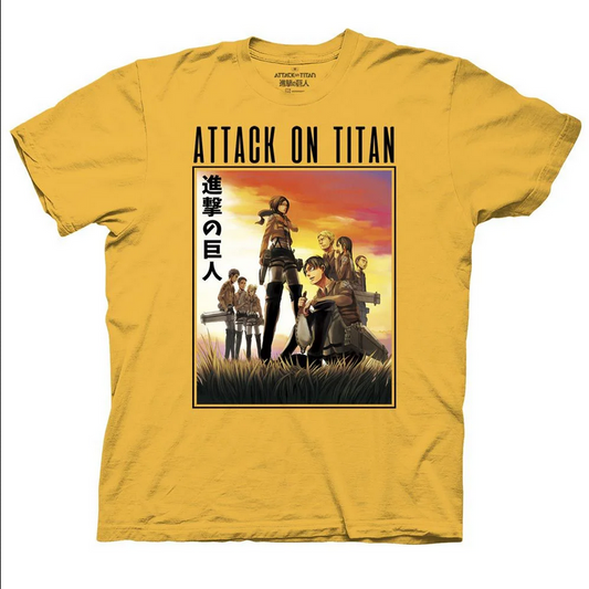 Men's Attack On Titan Volume 4 Sunset T-Shirt