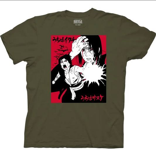 Men's Naruto Shippuden Sasuke & Itachi T-Shirt