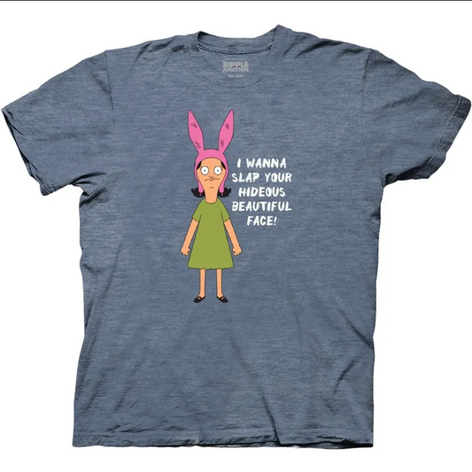 Men's Bob's Burgers Louise Hideous Beautiful Face T-Shirt