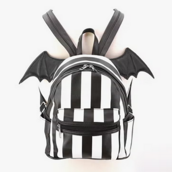 Bat Wing Striped Mini Backpack