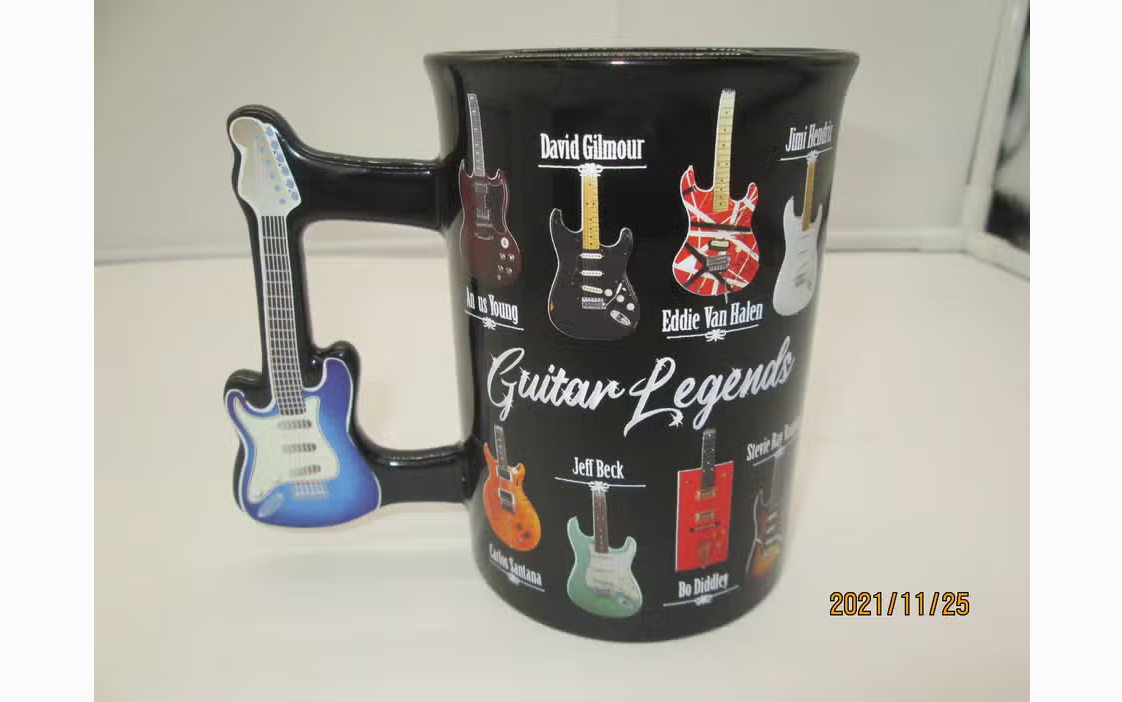 Rock & Roll Legends Guitar Handle Mug