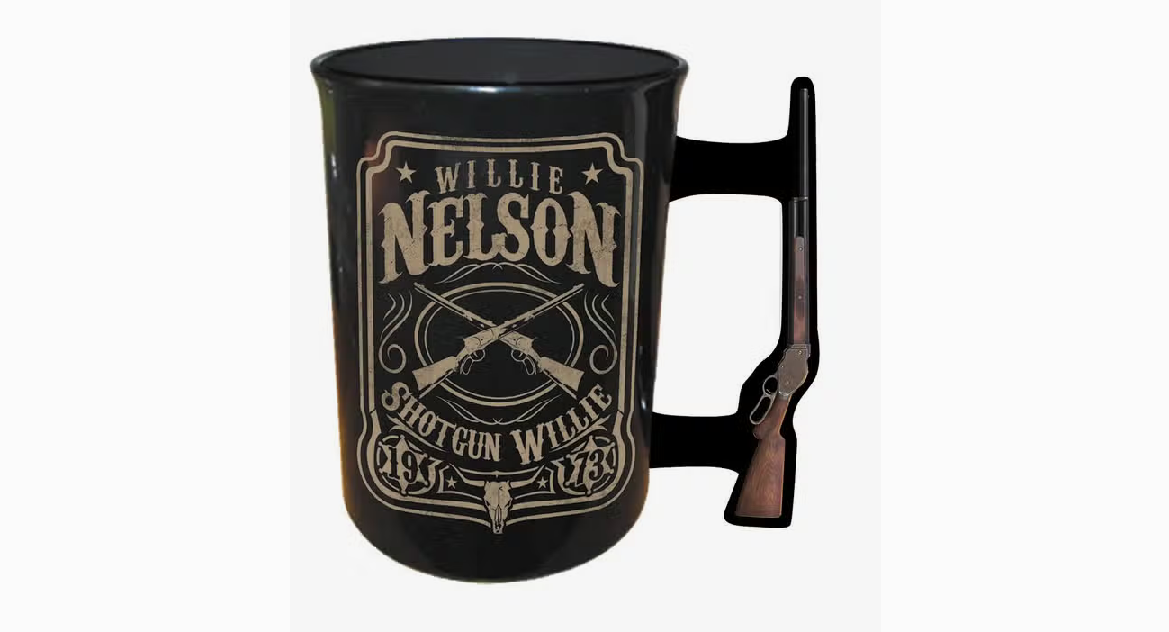 Willie Nelson Rifle Handle Mug
