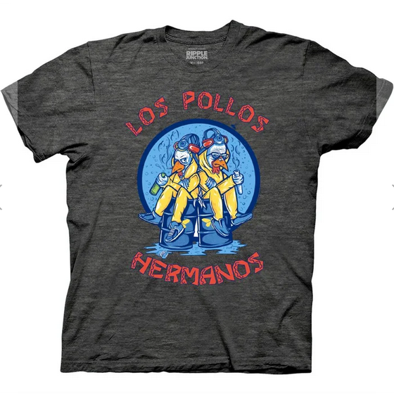 Men's Breaking Bad Los Pollos Hermanos Hazmat Suits T-Shirt