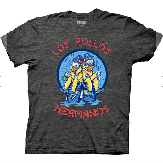 Men's Breaking Bad Los Pollos Hermanos Hazmat Suits T-Shirt