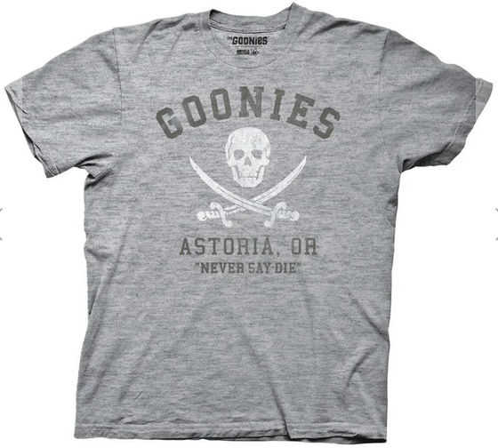 Men's Goonies Astoria Never Say Die T-Shirt