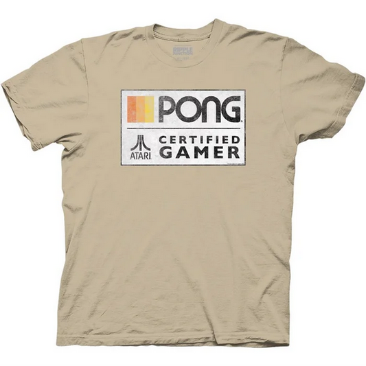 Men's Atari Pong Certified Gamer T-Shirt
