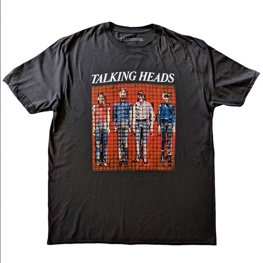 Men's Talking Heads Pixel Portrait Band T-Shirt
