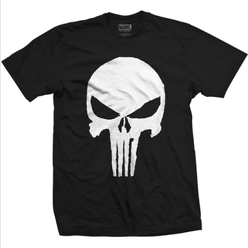 Men's Punisher Jagged Skull T-Shirt