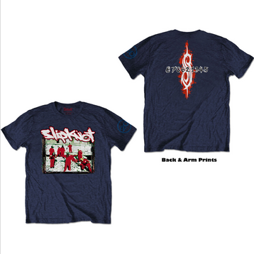 Men's Slipknot 20th Anniversary Red Jumpsuits T-Shirt
