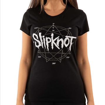 Women's Embellished Slipknot Diamante T-Shirt
