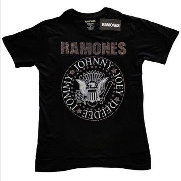 Youth's Ramones Embellished Presidential Seal T-Shirt