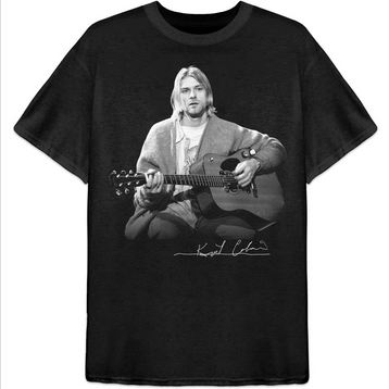 Men's Kurt Cobain Guitar Live T-Shirt