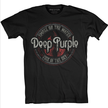 Men's Deep Purple Smoke Circle T-Shirt