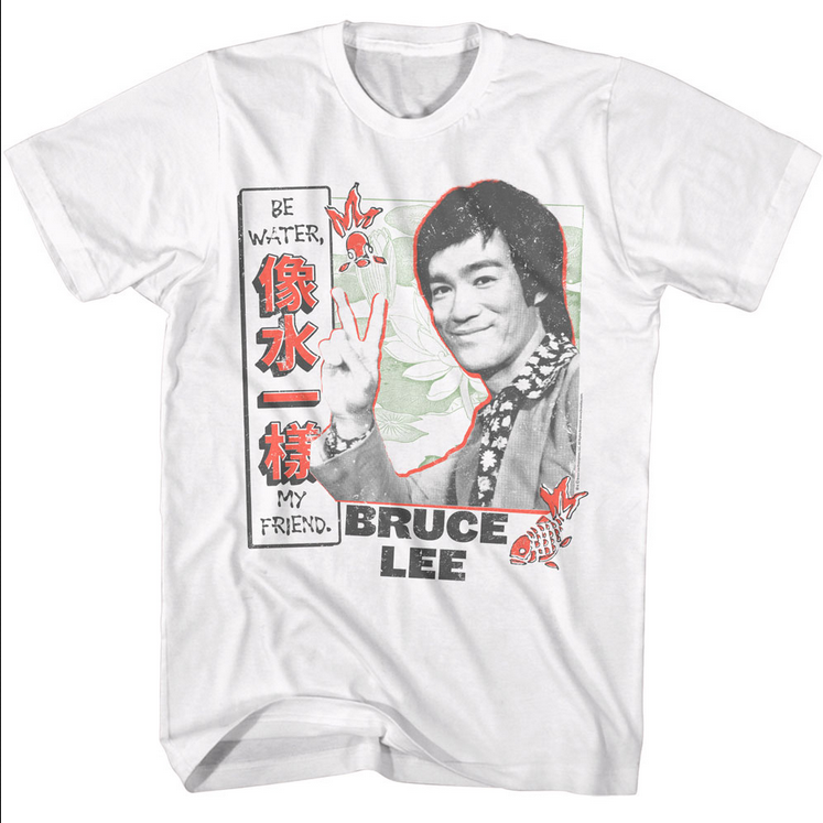 Men's Bruce Lee Be Water T-Shirt