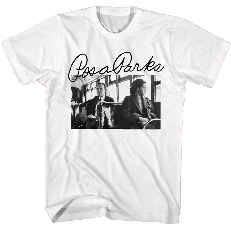 Men's Rosa Parks Photo & Signature T-Shirt