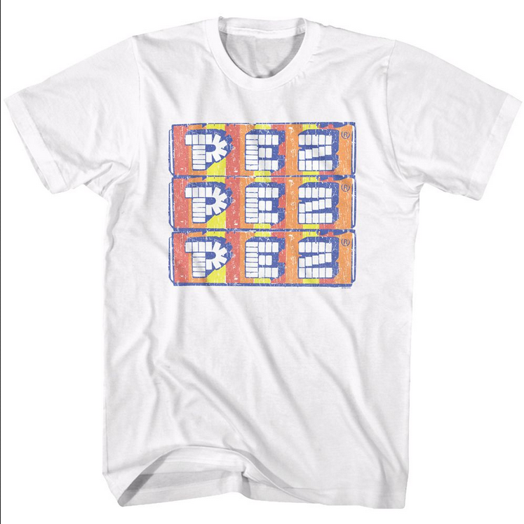 Men's PEZ Candy Triple Stack T-Shirt