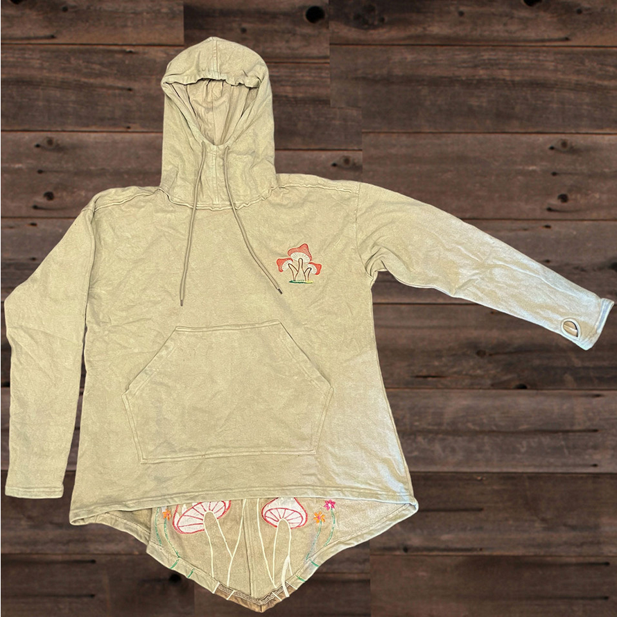 Women's Livin A Good Life Embroidered Point Hoodie