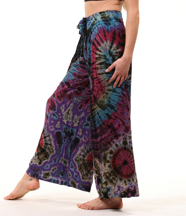 Women's Reese Tie-Dye Rayon Wrap Pants